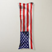 Coussins Longs Le drapeau des États-Unis d'Amérique (Devant (Vertical))