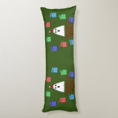 Coussins Longs Le fantôme de Noël présente drôle (Dos (Vertical))