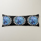 Coussins Longs Le hockey sur glace est ma superpuissance (Devant)