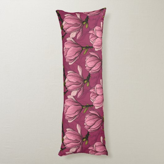 Coussins Longs Le jardin de Magnolia (Dos (Vertical))
