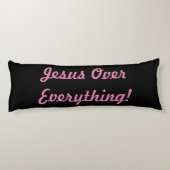 Coussins Longs Le Matin Quand Je Me Lève, Jésus Sur Tout (Dos)