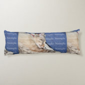 Coussins Longs Le mémorial d'animal familier créent votre propre (Dos)