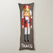 Coussins Longs Le Roi mignon Cartoon de casse-noix de Noël (Dos (Vertical))