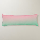 Coussins Longs Le rose pastel et le vert pâle devraient toujours (Dos)