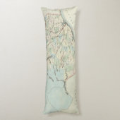 Coussins Longs Le Texas des Etats-Unis d'Amérique (Dos (Vertical))