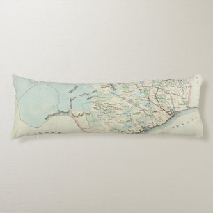 Coussins Longs Le Texas des Etats-Unis d'Amérique