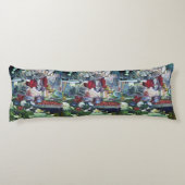 Coussins Longs Le Vegetatian Club se rencontre ici (Dos)