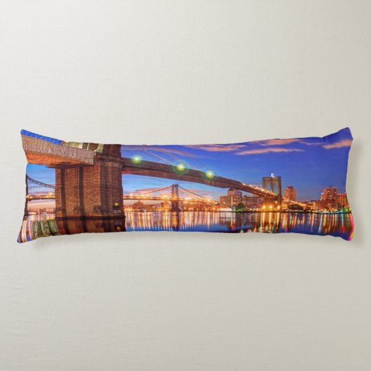 Coussins Longs L'East River, pont de Brooklyn, Manhattan (Devant)