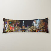 Coussins Longs L'église de Noël et la neige (Devant)