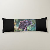 Coussins Longs Leopard Dans Une Jungle Lumière (Dos)
