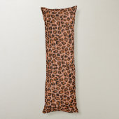 Coussins Longs Leopard Jaguar Chat fourrure Brown Motif-24609 (Dos (Vertical))