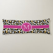 Coussins Longs Leopard personnalisé (Dos)