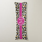 Coussins Longs Leopard personnalisé (Devant (Vertical))