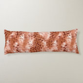 Coussins Longs Léopard rose rose (Dos)
