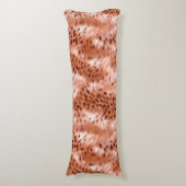 Coussins Longs Léopard rose rose (Devant (Vertical))