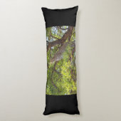 Coussins Longs Leopard sur un arbre (Dos (Vertical))