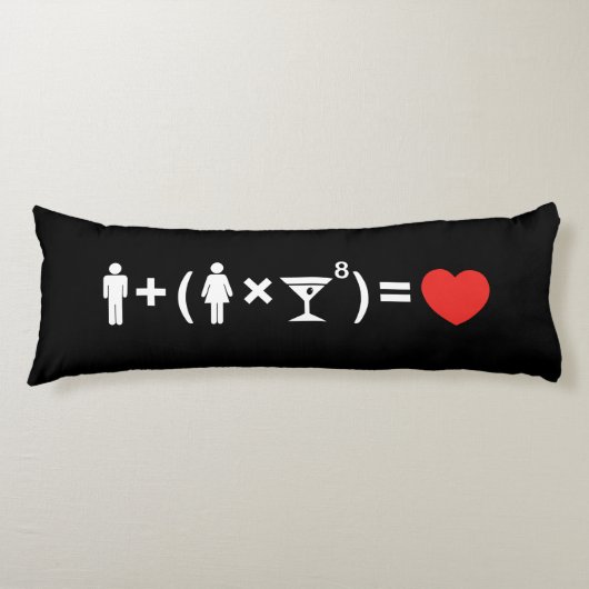 Coussins Longs L'équation d'amour pour les femmes (Devant)