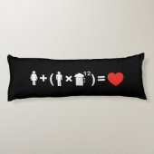 Coussins Longs L'équation d'amour pour les hommes (Dos)