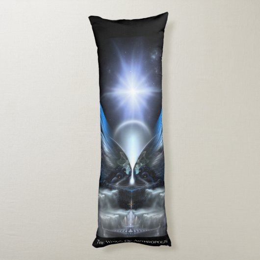 Coussins Longs Les Ailes De L'Oreiller Corps Anthropolis (Dos (Vertical))