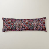 Coussins Longs Les balles de Noël rouges (Dos)