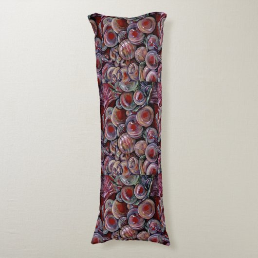 Coussins Longs Les balles de Noël rouges (Devant (Vertical))