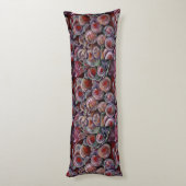 Coussins Longs Les balles de Noël rouges (Dos (Vertical))