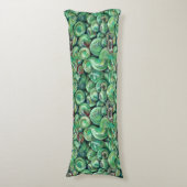 Coussins Longs Les balles de Noël vertes (Devant (Vertical))