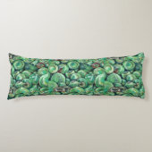 Coussins Longs Les balles de Noël vertes (Devant)