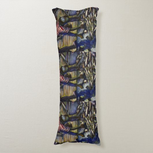 Coussins Longs Les bénédictions de samedi, île de Harbour (Devant (Vertical))