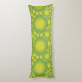 Coussins Longs Les bulles vertes (Dos (Vertical))