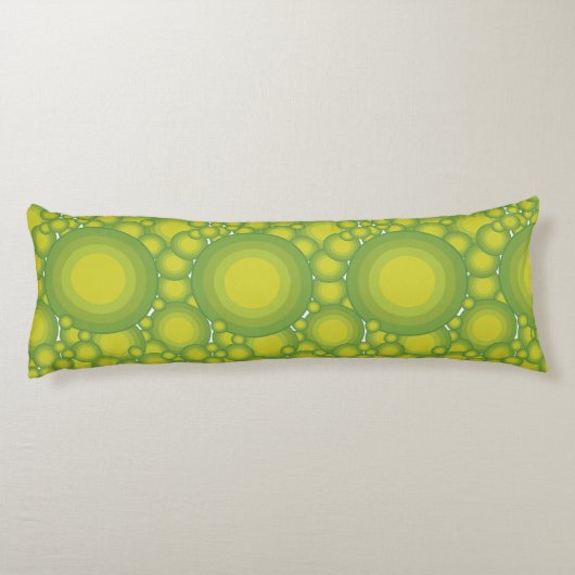 Coussins Longs Les bulles vertes (Dos)