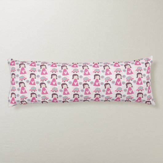 Coussins Longs Les Filles Se Rendre À Des Endroits (Dos)