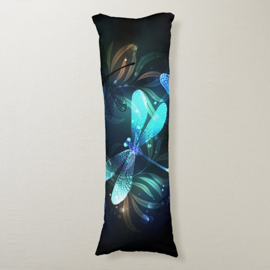 Coussins Longs Les libellules du lac (Devant (Vertical))