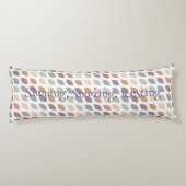 Coussins Longs Les Pastels Carrelés (Dos)