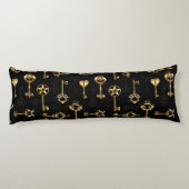 Coussins Longs Les Patters de Seamless avec Golden Keys (Dos)