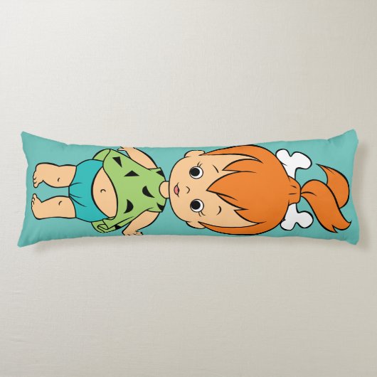 Coussins Longs Les Pierrafeu | Pierre de caillou (Devant)