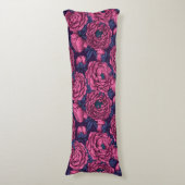 Coussins Longs Les pivoines (Devant (Vertical))