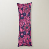 Coussins Longs Les pivoines (Dos (Vertical))