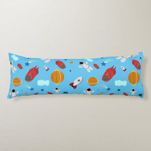 Coussins Longs L'espace extra-atmosphérique pour enfants et Motif