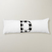 Coussins Longs Lettre En vichy D (Dos)