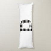 Coussins Longs Lettre En vichy D (Dos (Vertical))