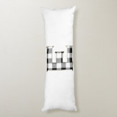 Coussins Longs Lettre En vichy E (Dos (Vertical))