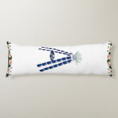 Coussins Longs Lettre Initiale A, Monogramme Moderne Design (Devant)