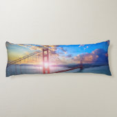 Coussins Longs Lever de soleil de Golden Gate (Dos)