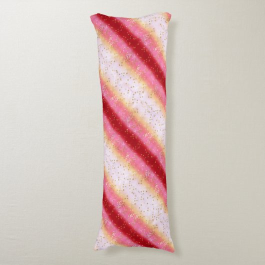 Coussins Longs Lever du soleil de Sakura rose tombant (Devant (Vertical))