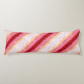 Coussins Longs Lever du soleil de Sakura rose tombant (Devant)