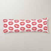 Coussins Longs Lèvres Rouges, Motif De Lèvres, Rouge À Lèvres, Ba (Dos)