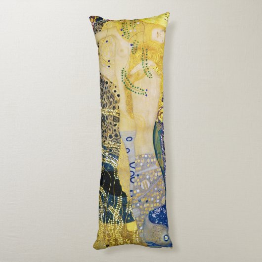 Coussins Longs L'Hydra, Gustav Klimt (Dos (Vertical))