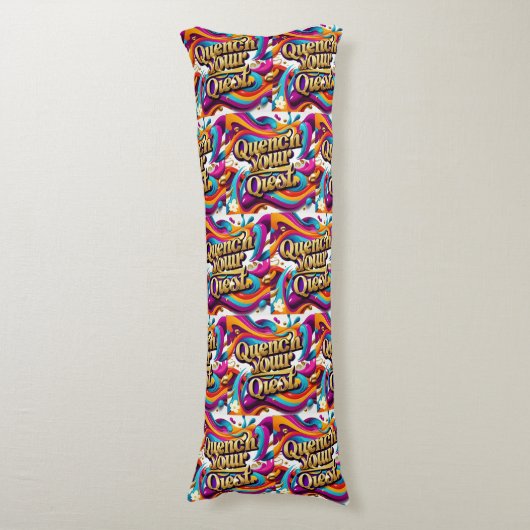 Coussins Longs "Libérez-vous, Explorez" (Devant (Vertical))