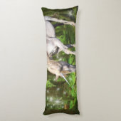 Coussins Longs licorne et papillons (Dos (Vertical))